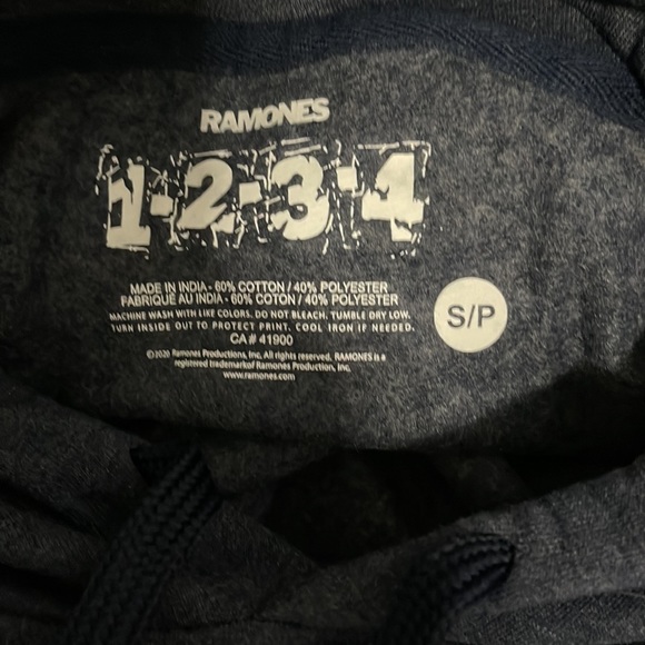 unisex Ramones hoodie - Picture 3 of 3